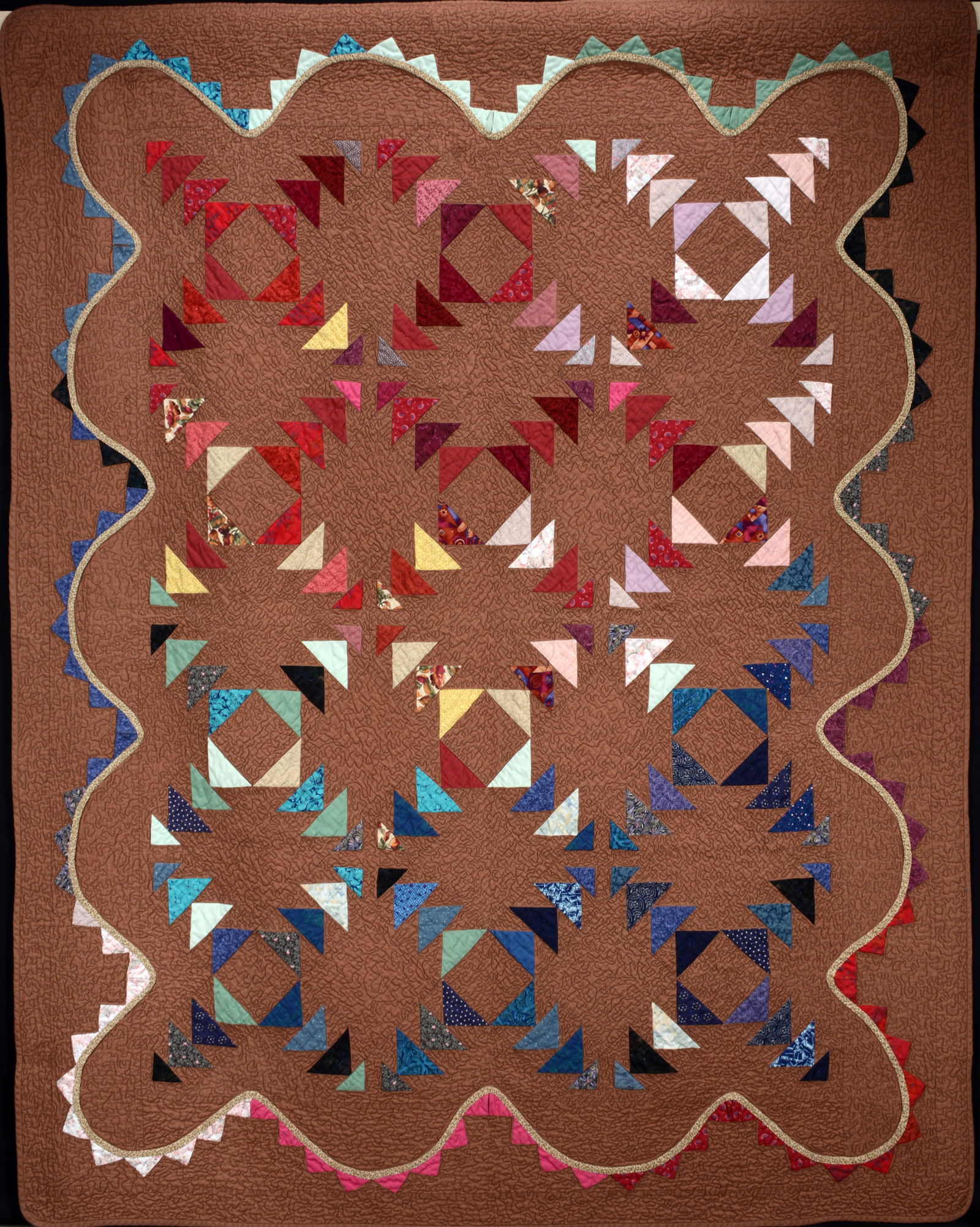 Annette Ornelas.   Dragon Skin Cotton Quilt. (1 of 5)
