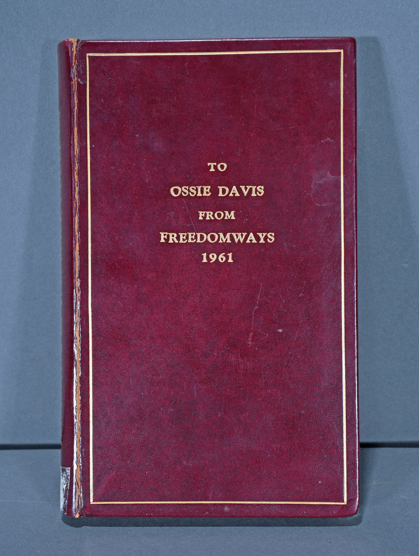 Fredrick Douglass. Narrative of the Life of Fredrick Douglass, and American Slave, Written by: Fredrick Douglass. Narrative of the Life of Fredrick Douglass, and American Slave, Written by Himself. 1846. Dublin, 1846. The second Dublin edition;1858 inscription on verso of frontispiece. Portrait