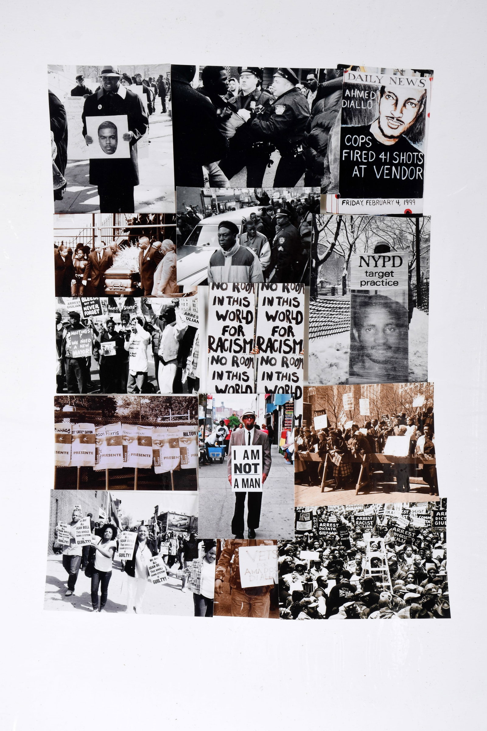 Azim Thomas. Hands Up.: Azim Thomas. Hands Up. Signed on verso. Pigment print photograph. Excellent condition. 12" w x 14" h. Provenance: The Richard Harris African American Experience Collection. Est. $400-600. Ship: $35 Az