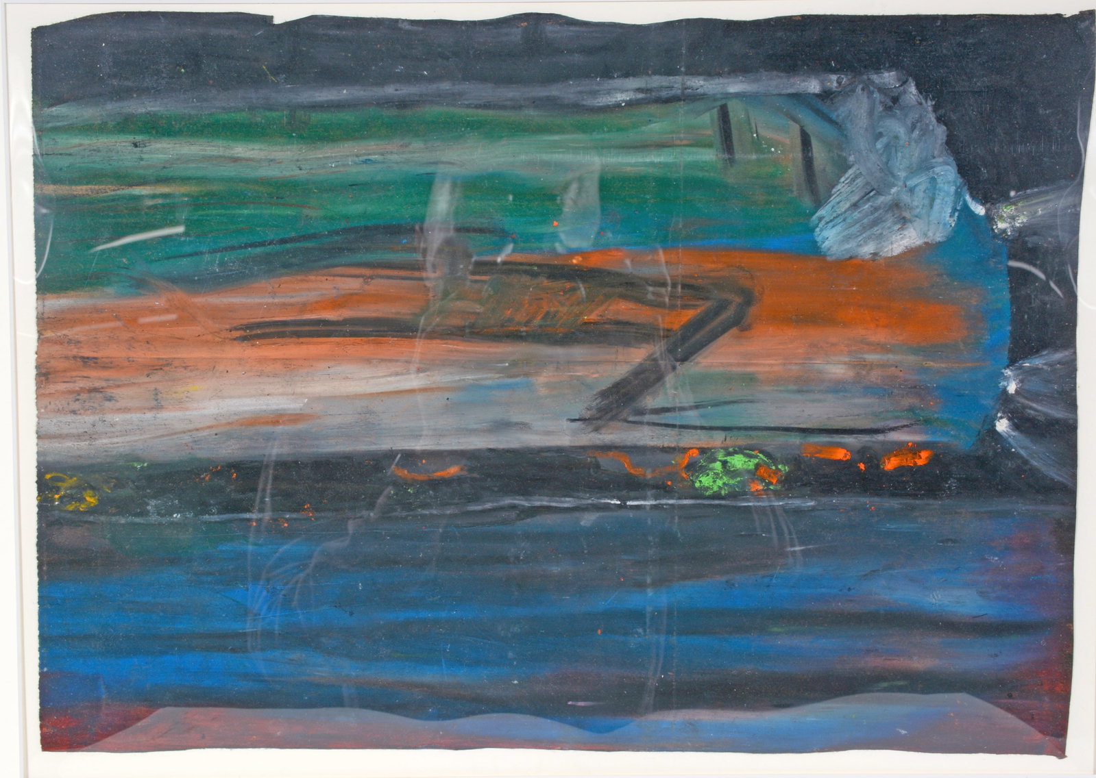 Reginald Gee. Old Milwaukee.: Reginald Gee. Old Milwaukee.1995. Signed and dated on verso. Pastel on brown paper bag. Great condition. 17" w x 12" h. Est. $200-300. Ship: $45