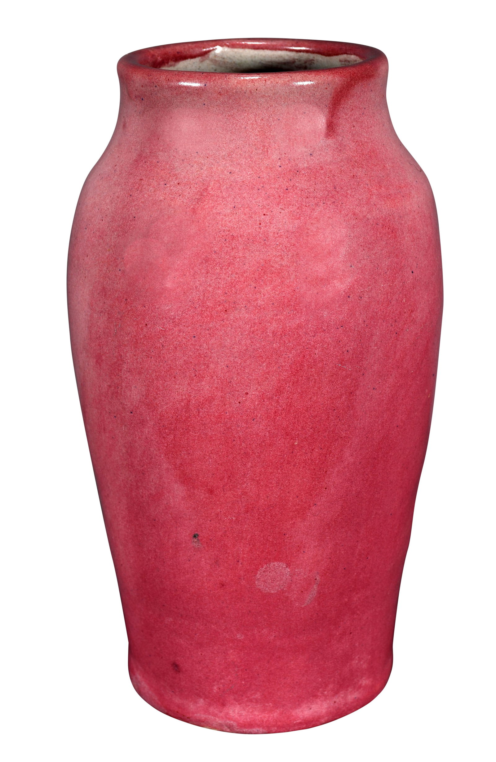 Walter B. Stephen. Pink Glazed Pisgah Forest Pottery Vase. (1 of 4)
