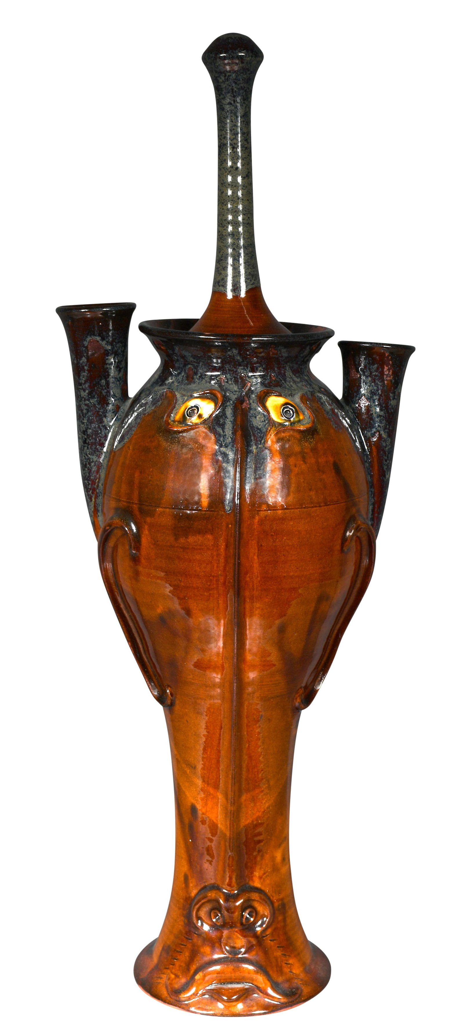 Roger Corn. Extra Large Face Vase. (1 of 6)