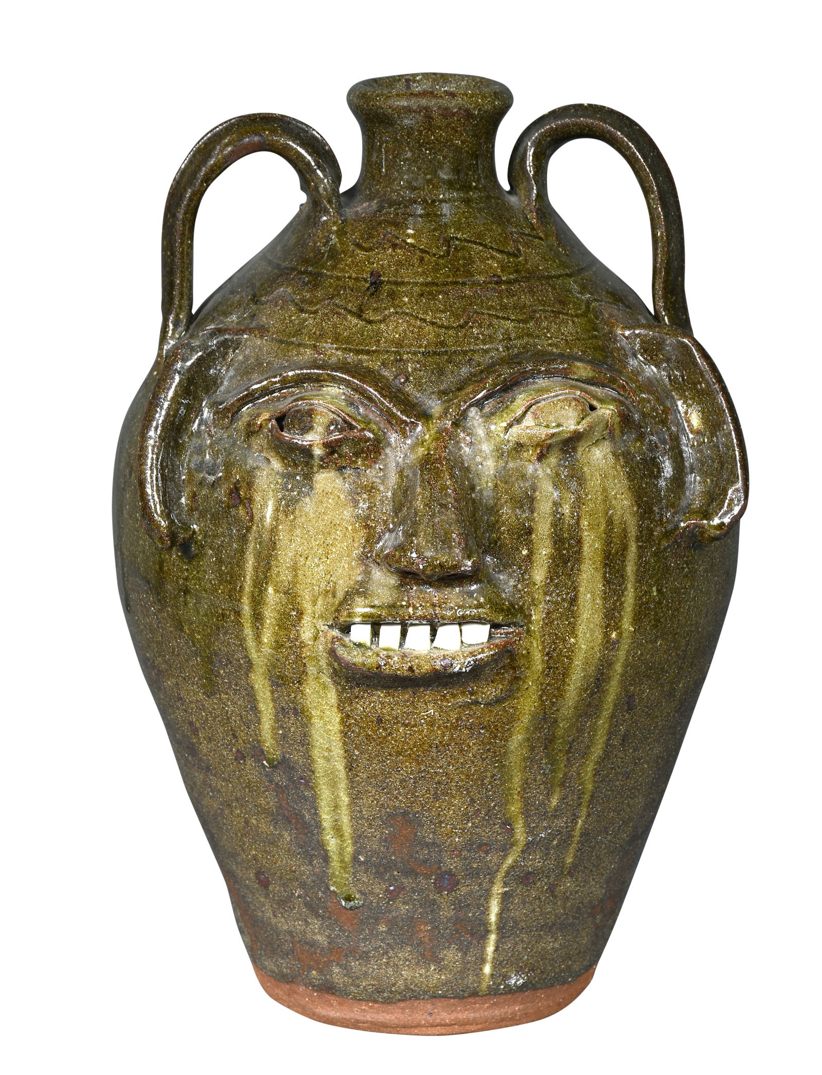 B.B. Craig. 3 Gallon Crying Eye Face Jug. (1 of 8)