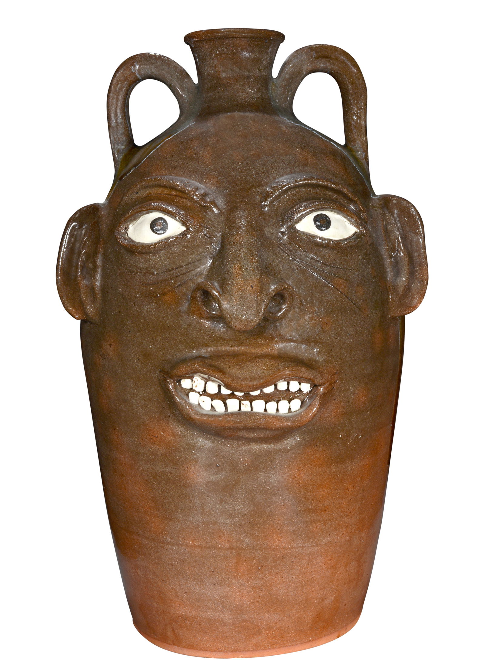 Joe Reinhardt. Five Gallon Face Jug. (1 of 8)