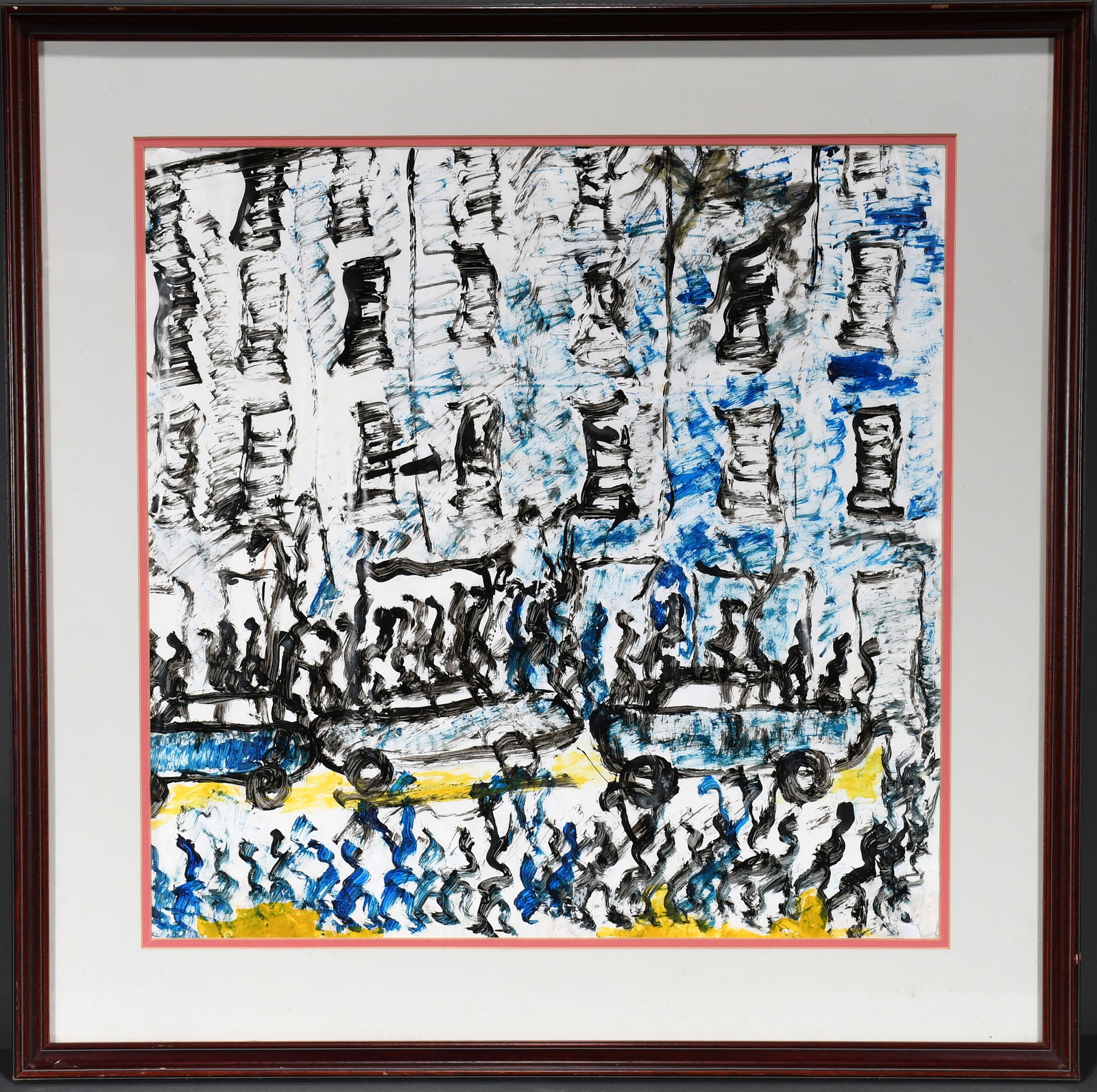 Purvis Young. City Scene. (1 of 2)