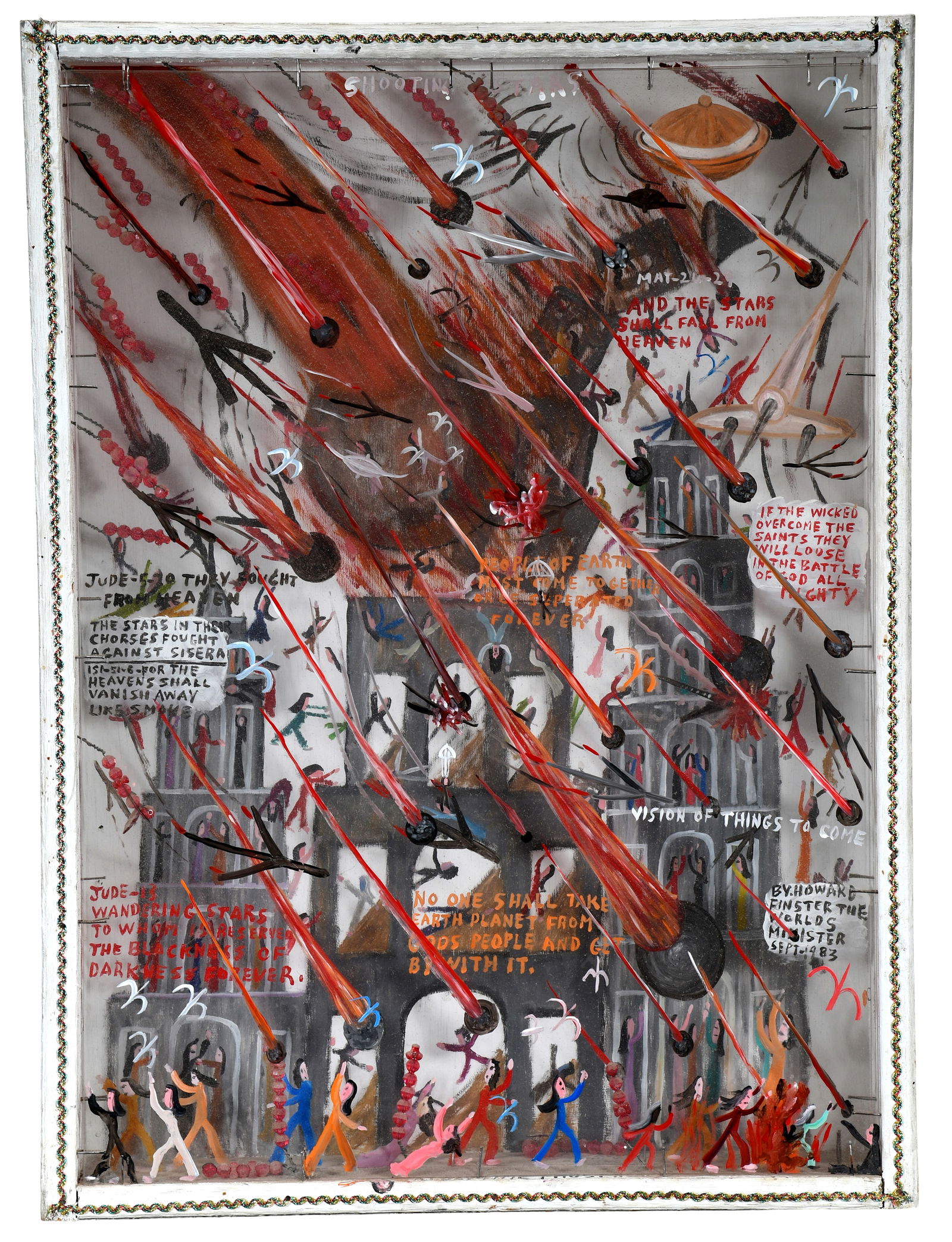 Howard Finster. And The Stars Shall Fall From Heaven. (1 of 15)