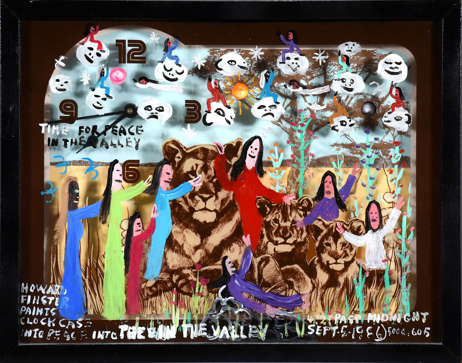 Howard Finster. Peace Into the Valley, #5,605. (1 of 10)