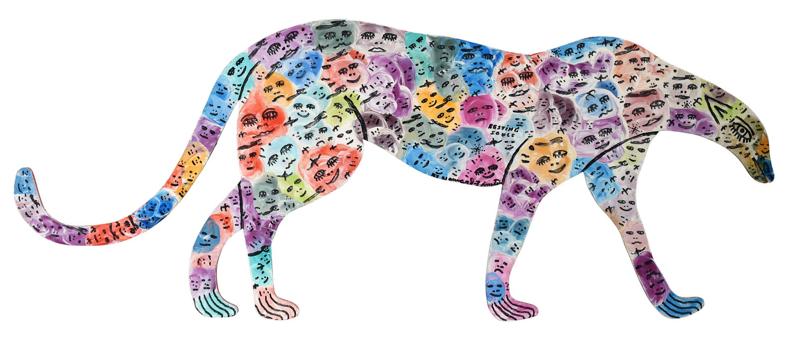 Howard Finster. Cheetah. (1 of 4)