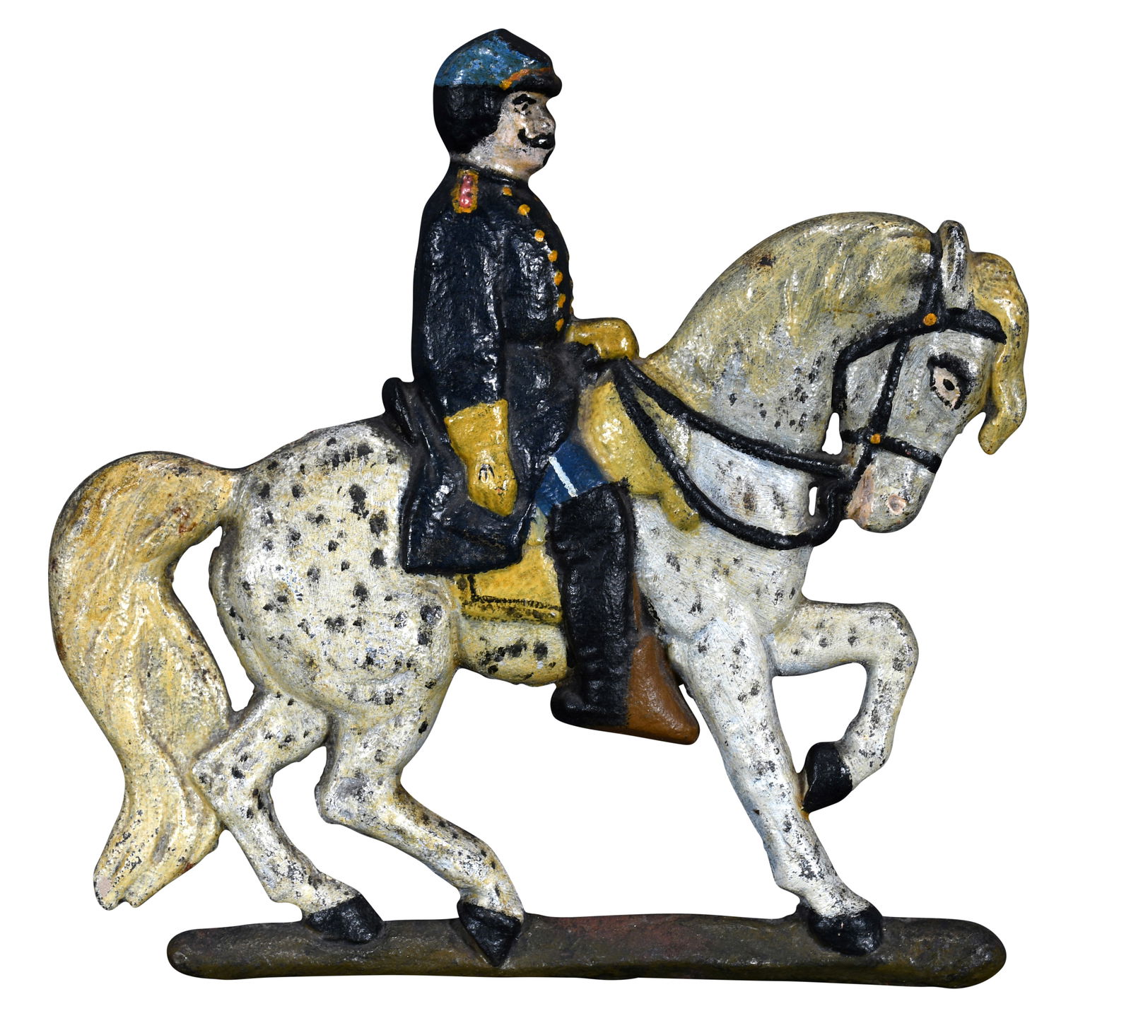 Henry Church. Civil War General Kearney.: Henry Church. Civil War General Kearney. Not signed. Paint on cast metal. Excellent condition. 11.5" x 11". Provenance: ex. The Estates of Ross M. Trump and Edson J. Brown, Ohio. Est. $2,000-3,000. Sh