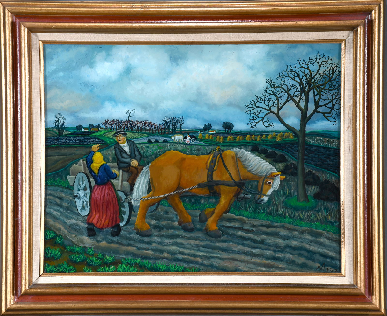 Franjo Mraz. Horse Drawn Cart. (1 of 5)