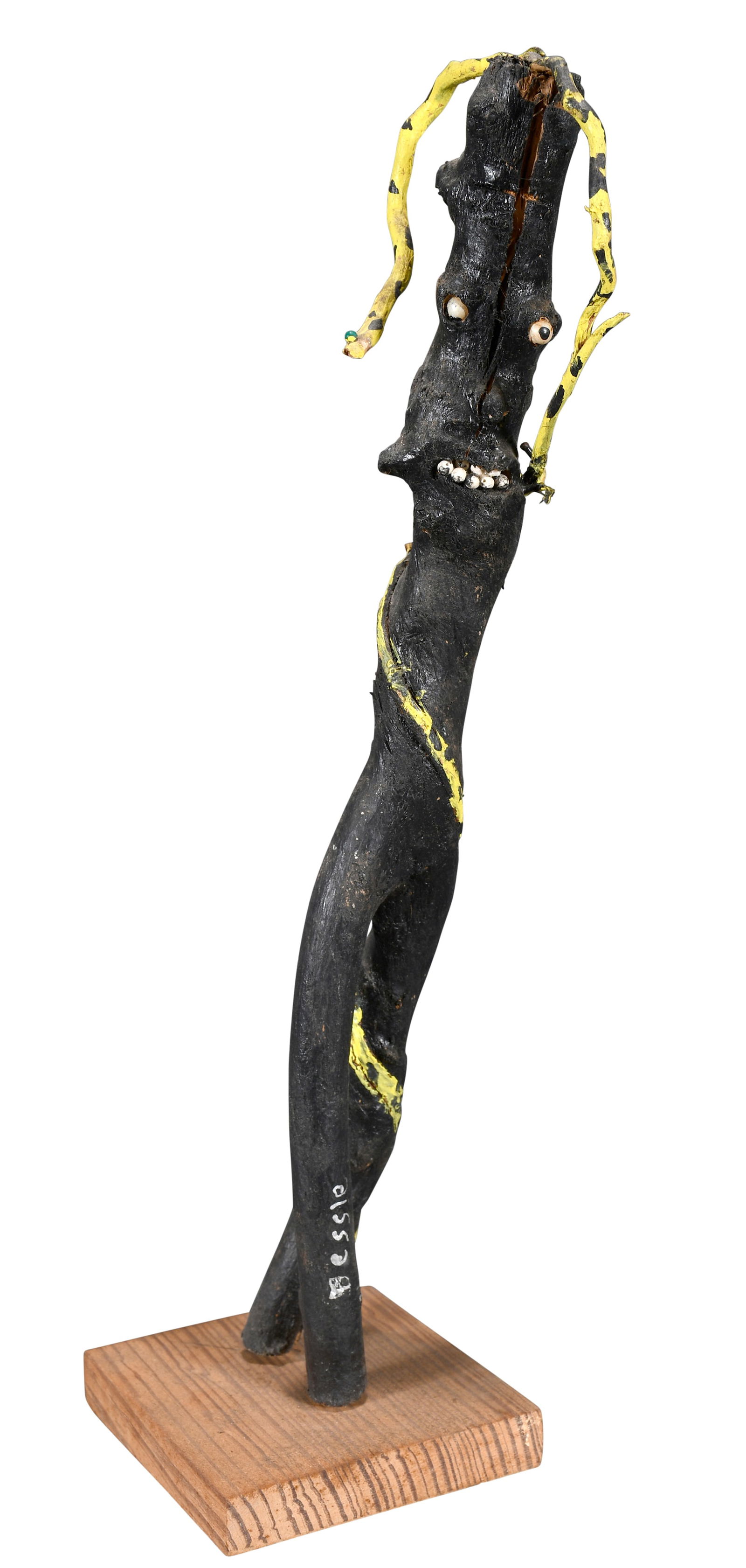 Bessie Harvey. Two Faces of Eve With Snake. (1 of 6)