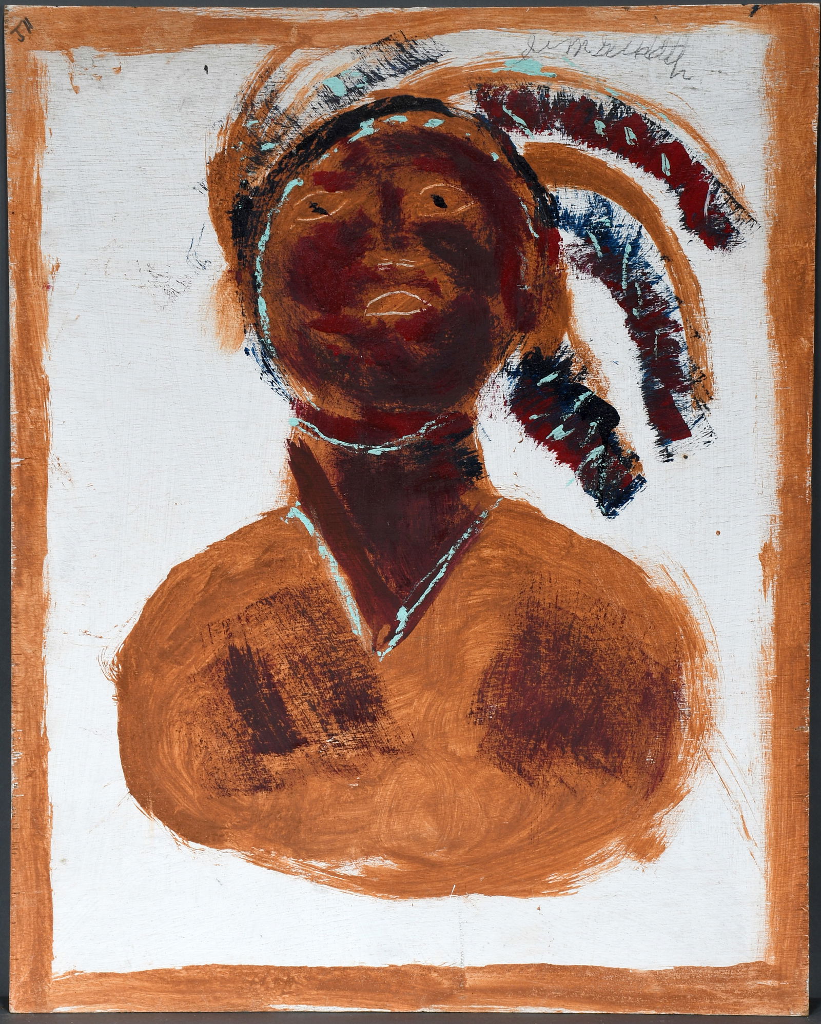 Jimmy Lee Sudduth. Early Indian Chief. (1 of 4)