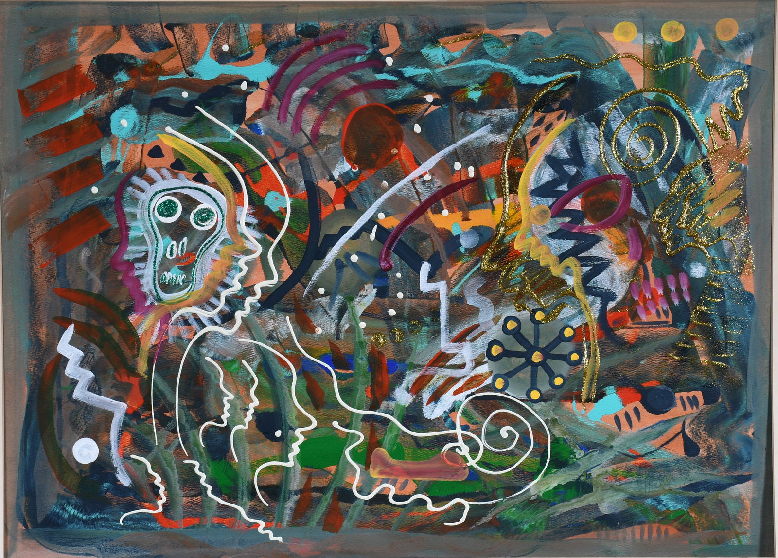 Lonnie Holley. Multi-Face Abstract. (1 of 4)