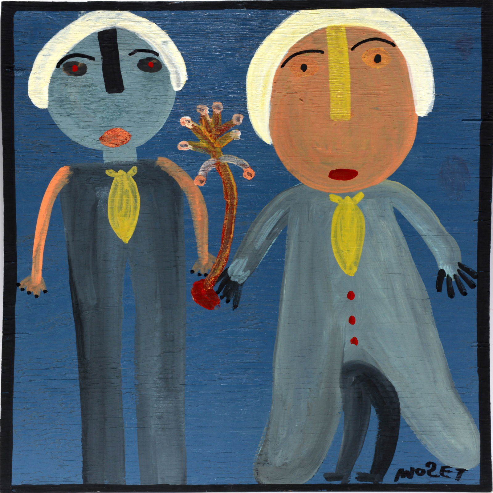 Mose Tolliver. Mose With His Wife, Willie. (1 of 1)