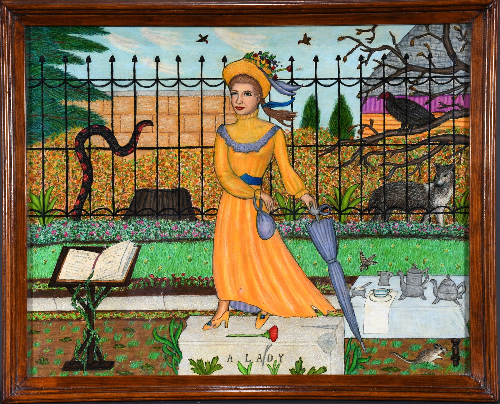 Stephen Wade Anderson. Lady On Exhibit (1 of 5)