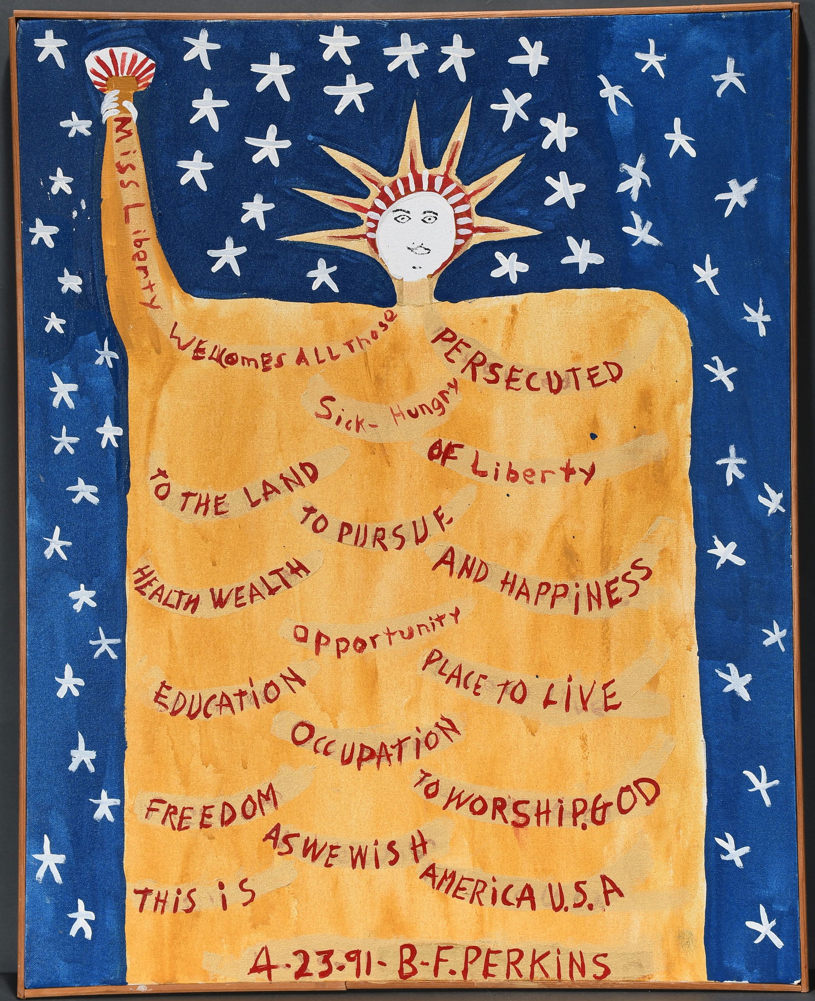 B.F. Perkins. Miss Liberty. (1 of 2)