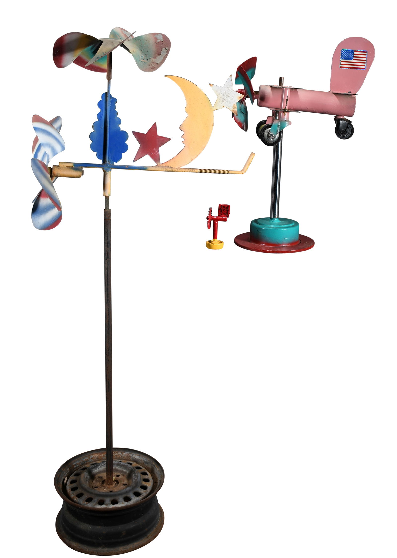 Vollis Simpson. Tall, Medium and Tiny Whirligigs. (1 of 7)