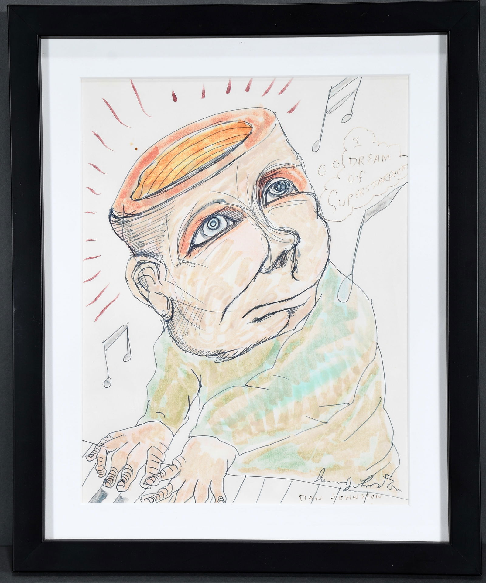 Daniel Johnston. I Dream of Super Stardom Self Portrait. (1 of 2)