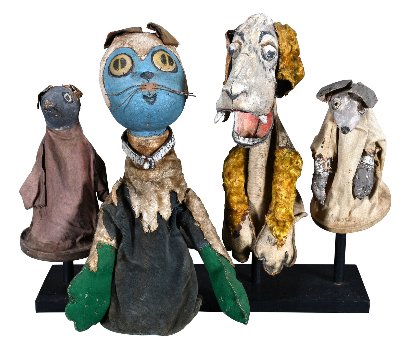 Anonymous Puppets. Hound Dog, Alley Cat and Two Mice. (1 of 10)