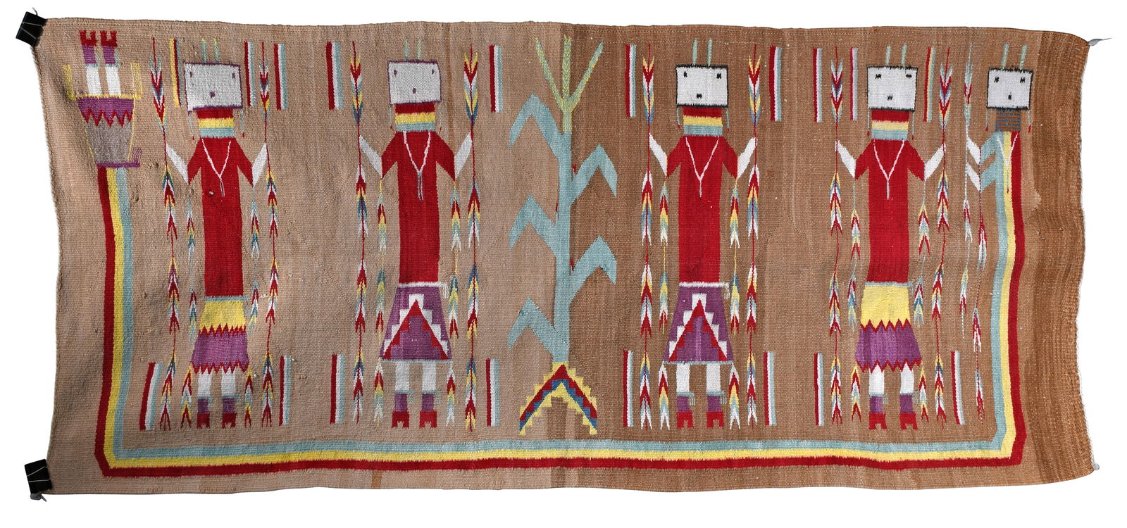 Navajo Kachina Corn Ceremony Rug. (1 of 20)