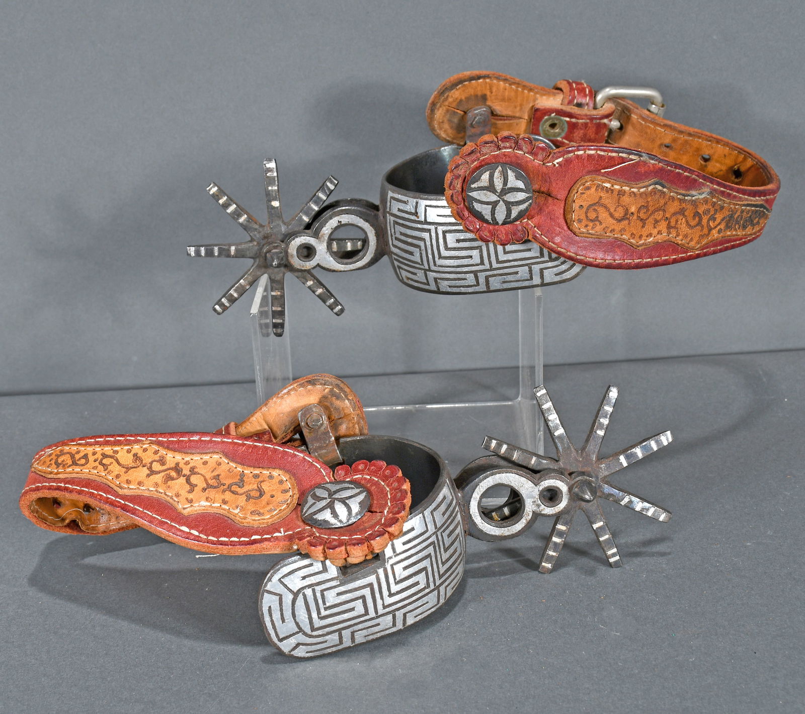 Pair of Abstract Design Spurs. (1 of 3)