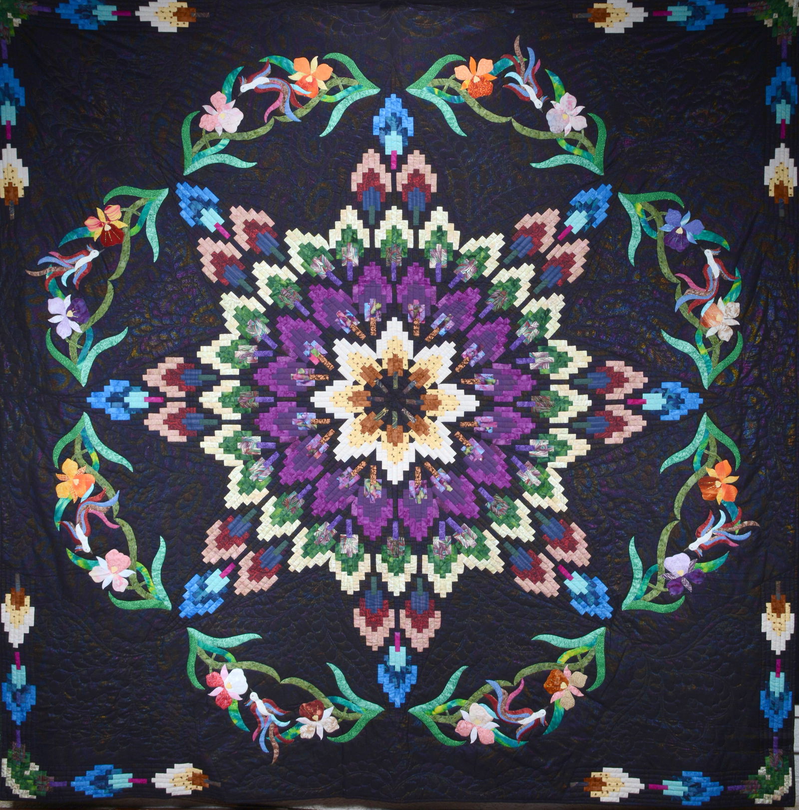 Alice Pedersen. California Night Quilt. (1 of 5)