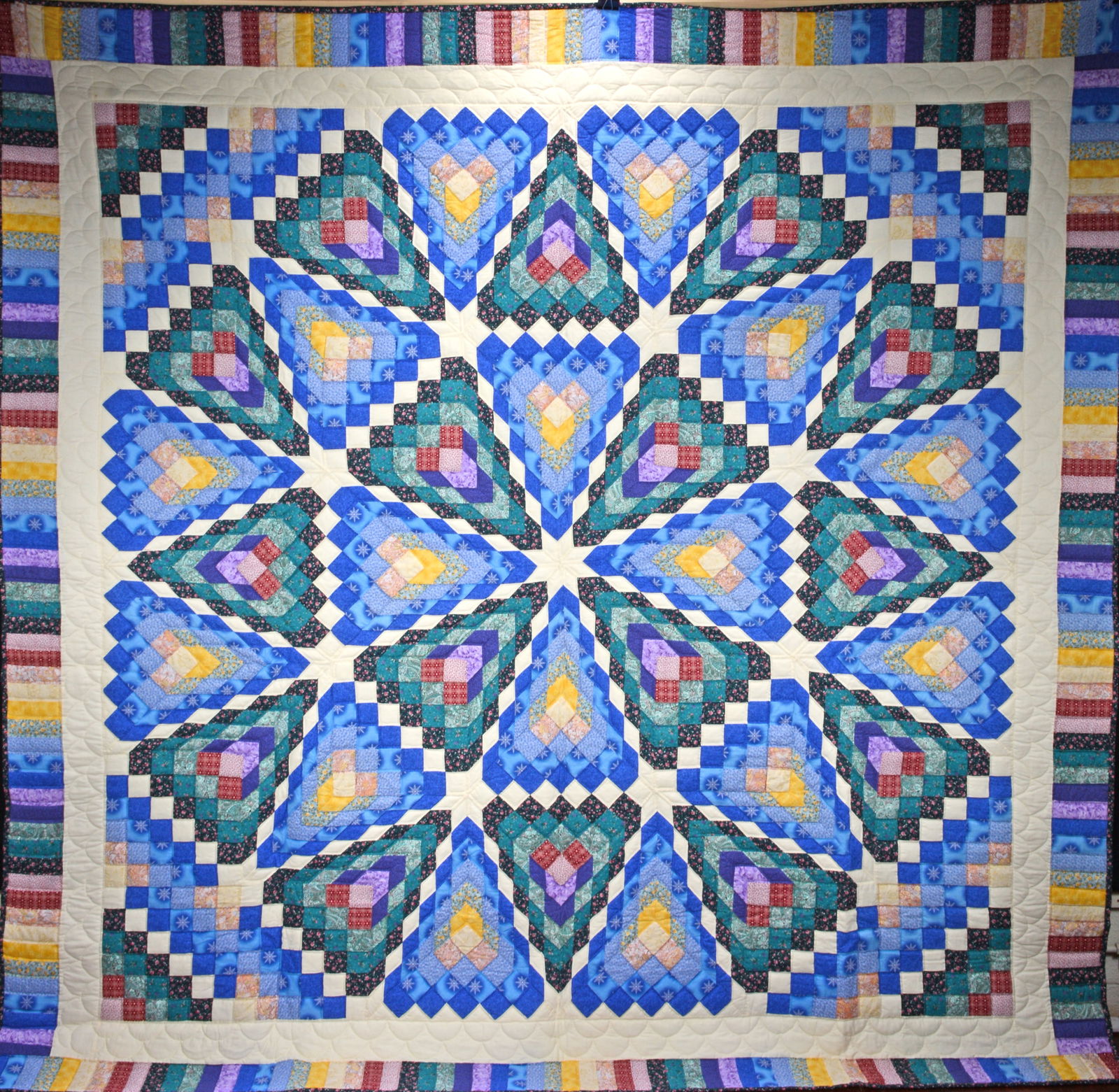 Nancy Swarey. Pennsylvania Dutch Star Quilt. (1 of 5)