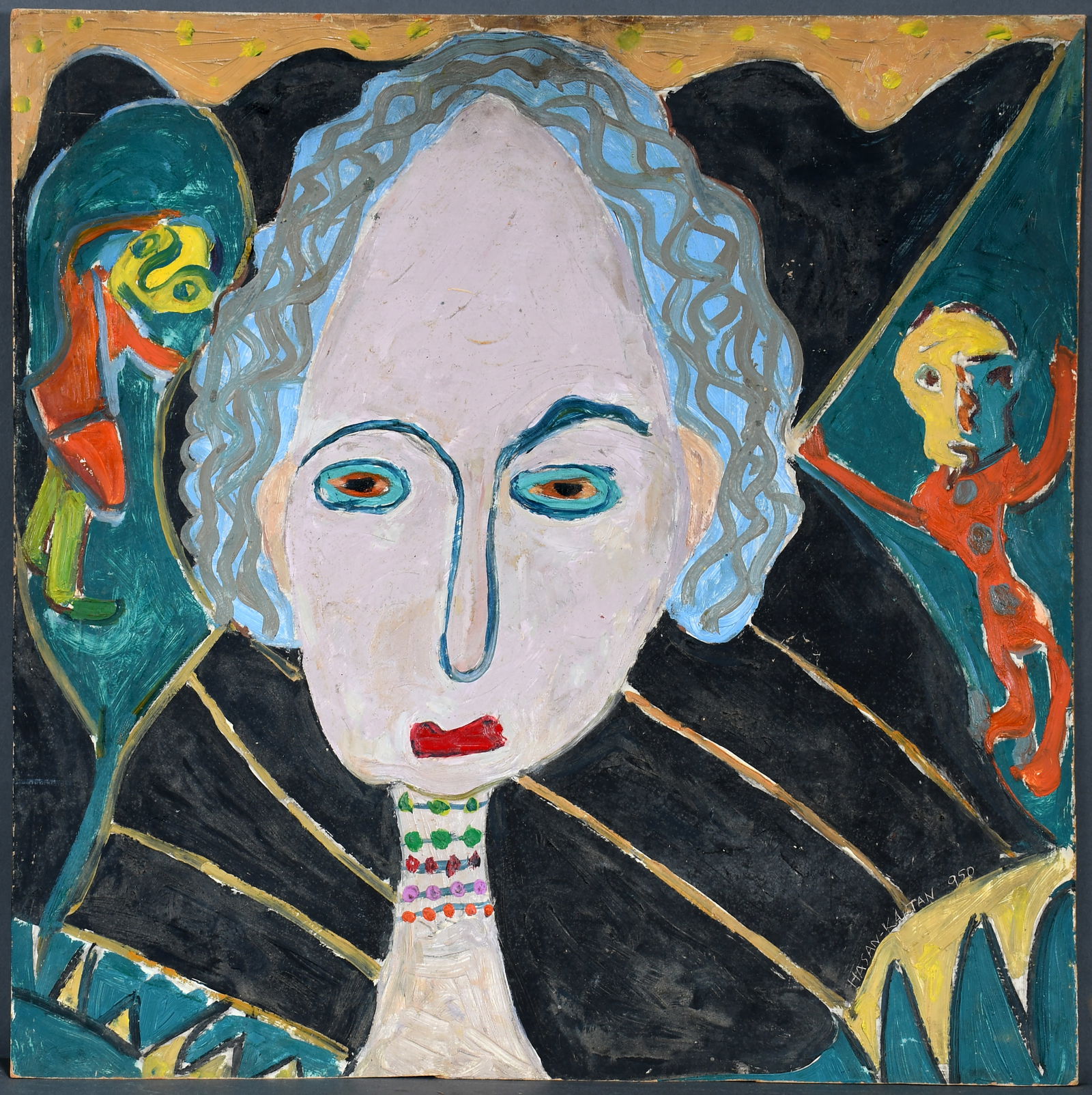 Hasan Kaptan. Portrait of a Pale Face Woman. (1 of 5)