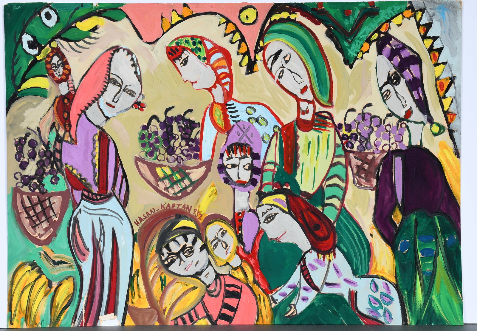 Hasan Kaptan. Grape Sellers. (1 of 4)