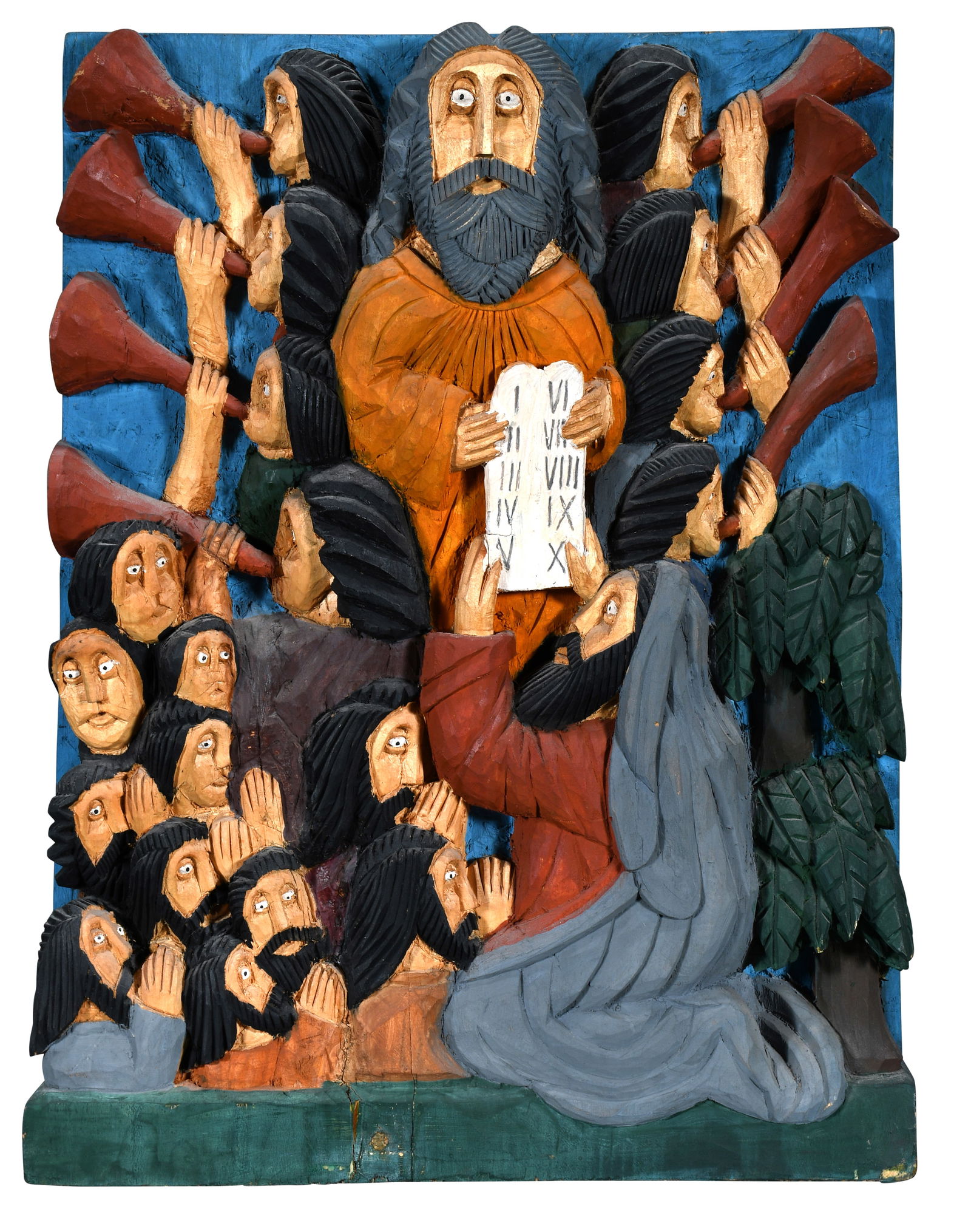 Bronislaw Chojeta. Moses with the 10 Commandments. (1 of 6)