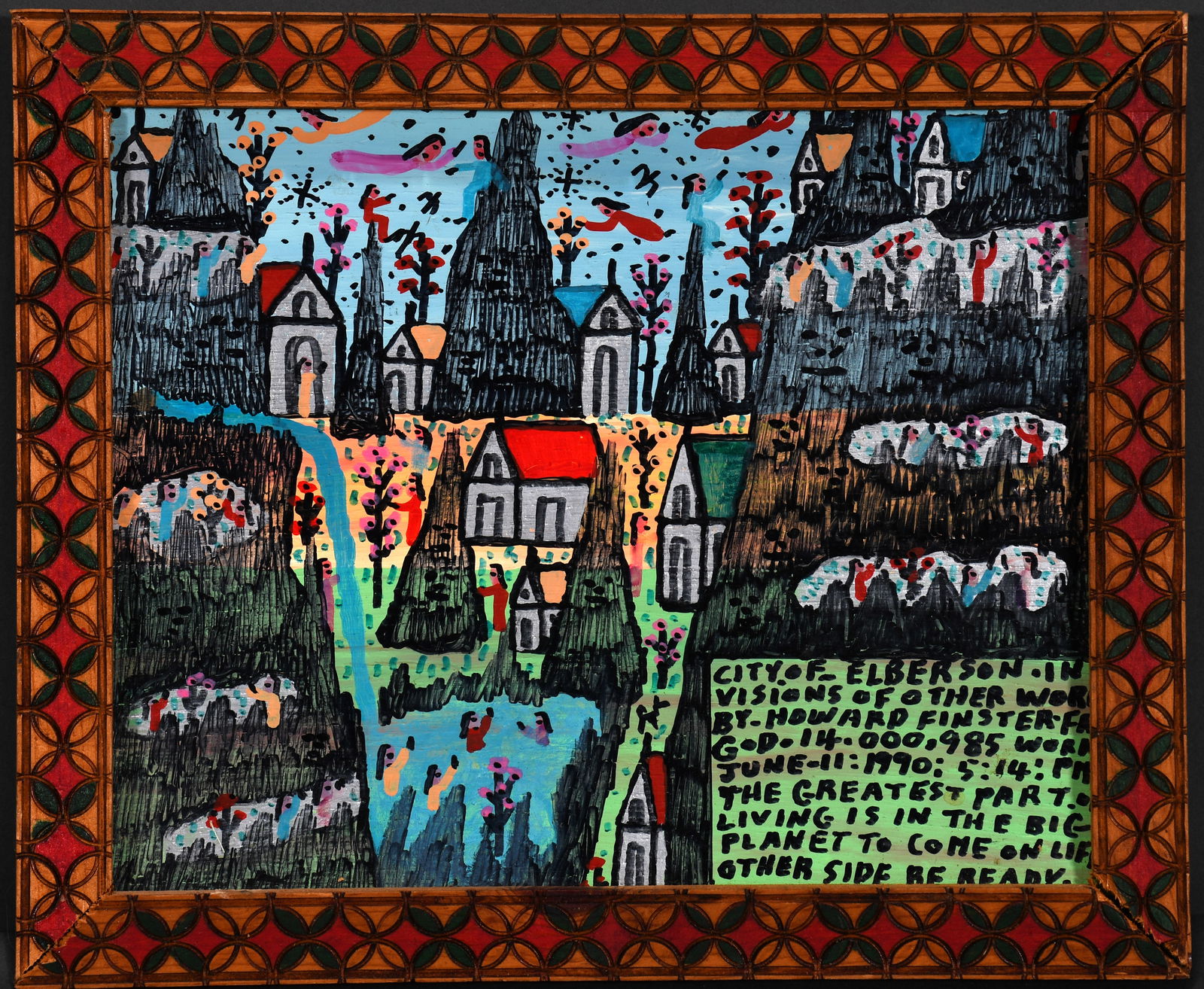 Howard Finster. City of Elberson. (1 of 2)