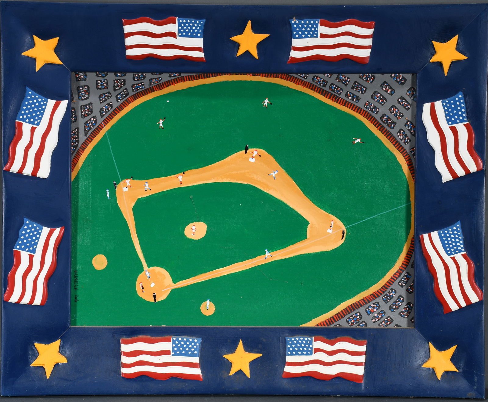 Stephen Huneck. Bases Loaded. (1 of 4)