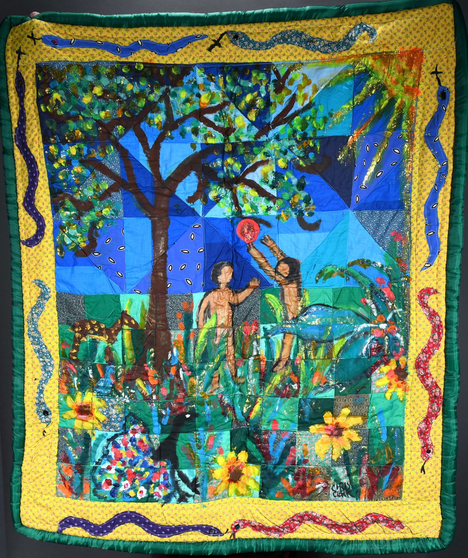 Chris Clark. Adam and Eve Quilt. (1 of 5)