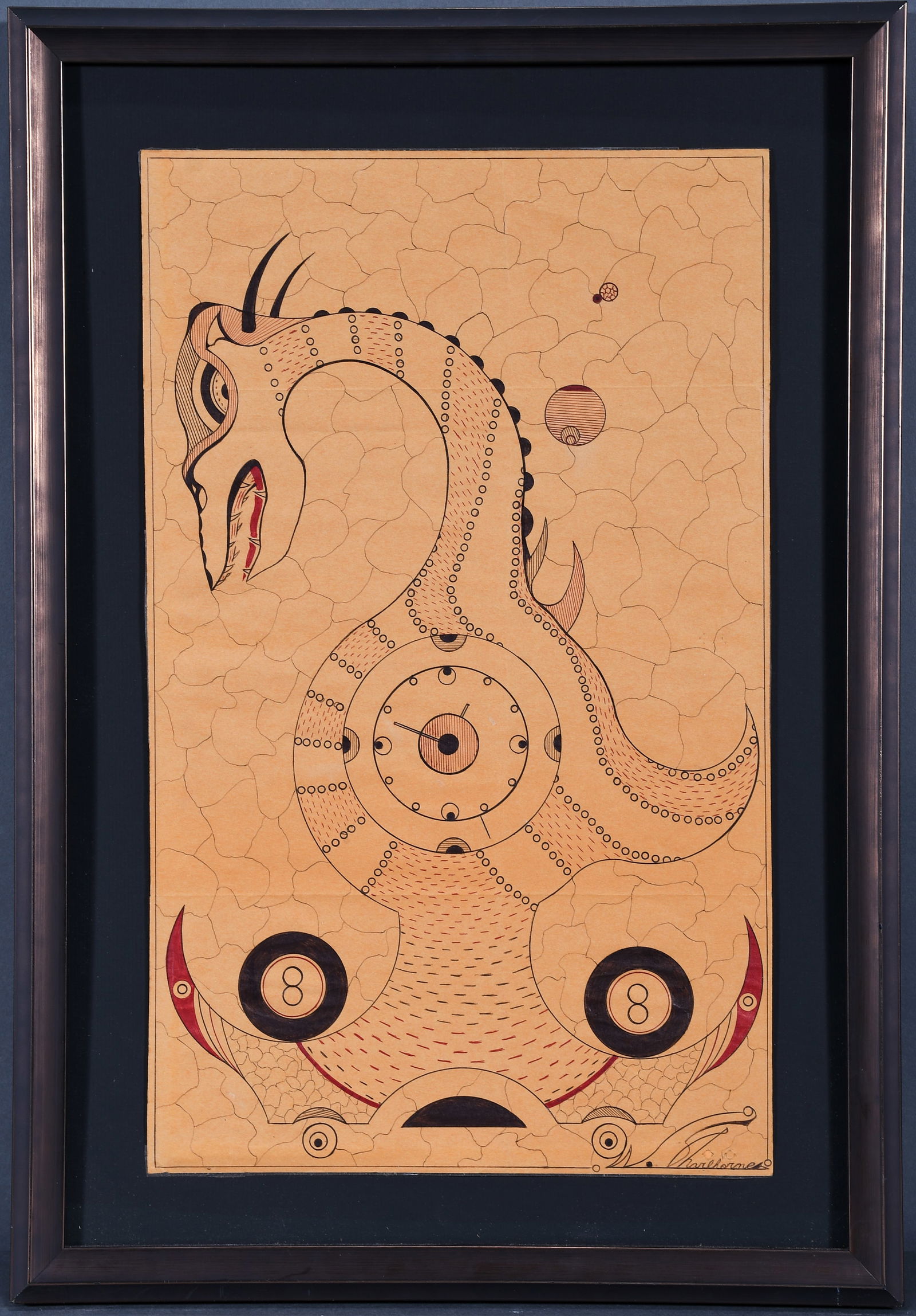 Welmon Sharlhorne. Dinosaur and Eightballs. (1 of 2)