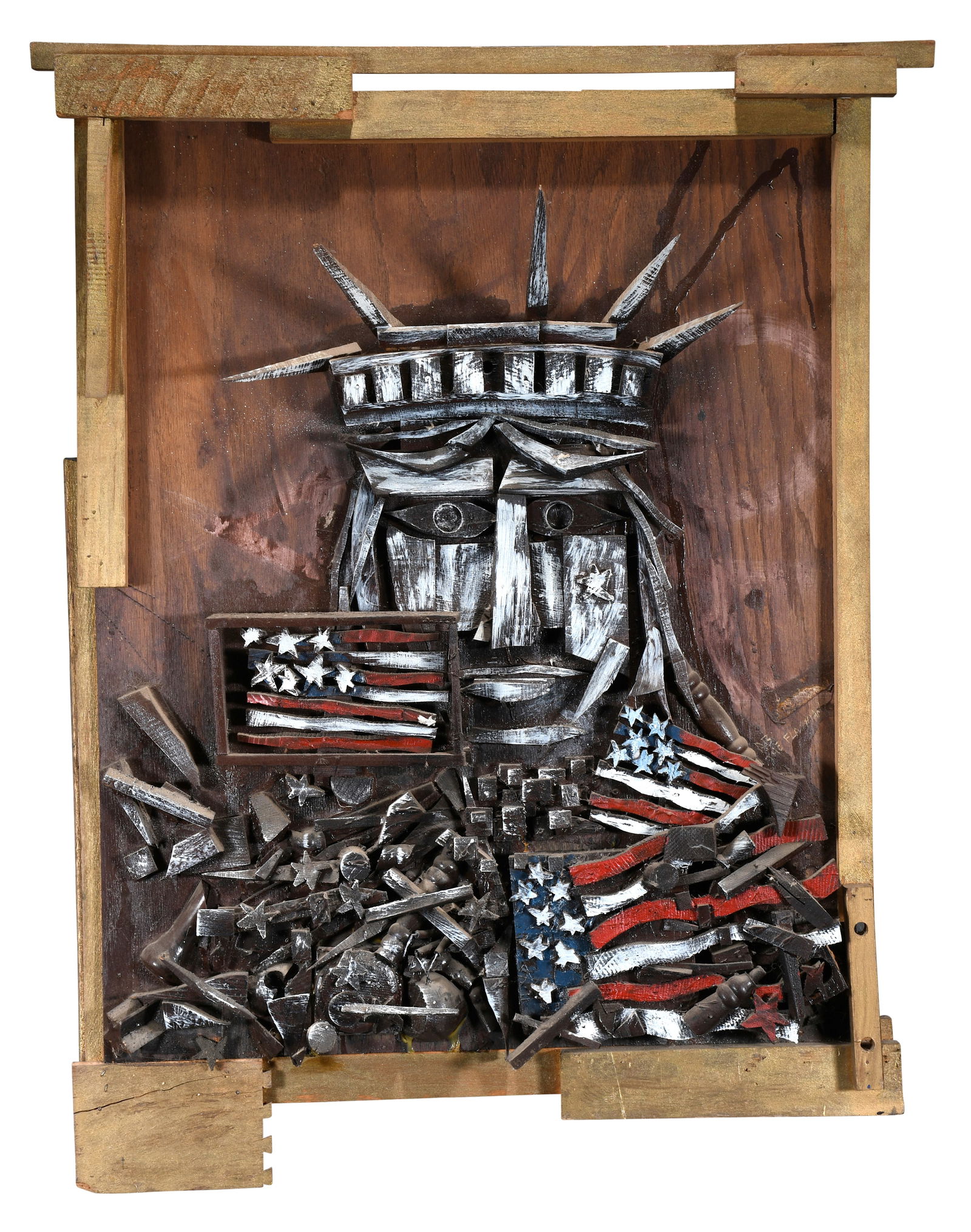 Ab The Flagman. Lady Liberty Portrait. (1 of 4)