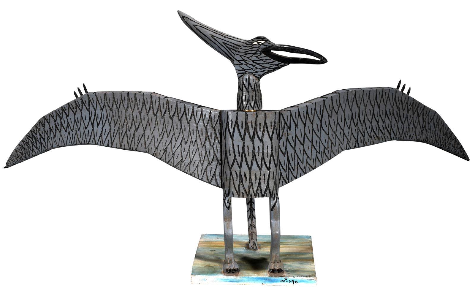 Allen Wilson. Pterodactyl Whiskey Bottle. (1 of 5)