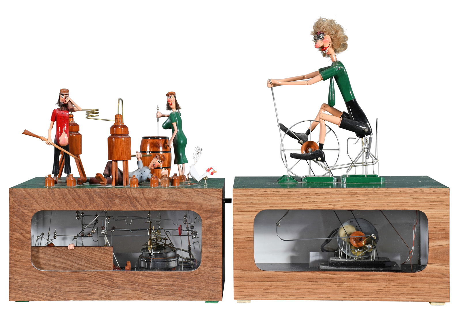 P. Boyn. Pair of Mechanical Scenes. (1 of 5)