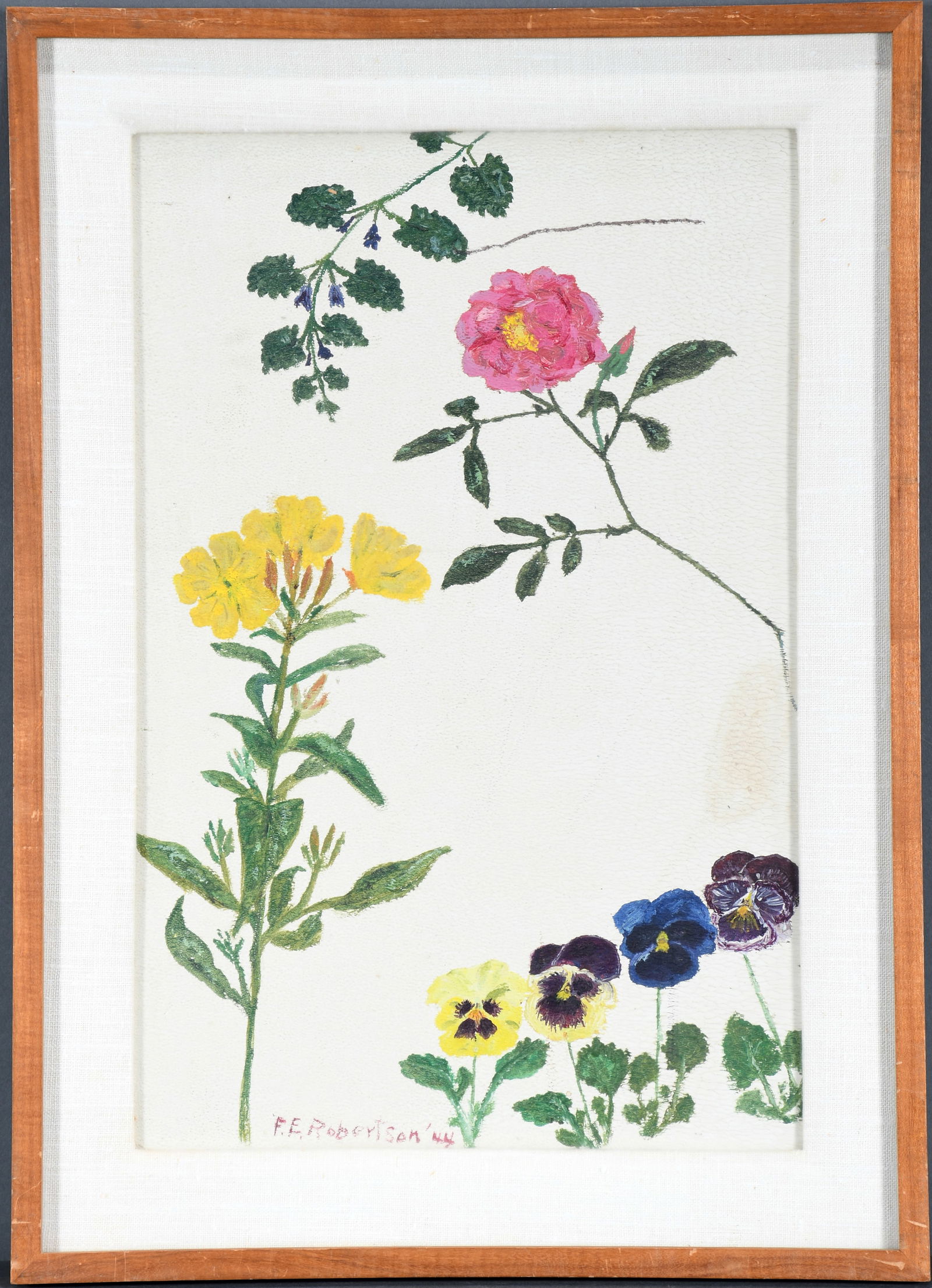 Fred E. Robertson. Study of Flowers. (1 of 5)