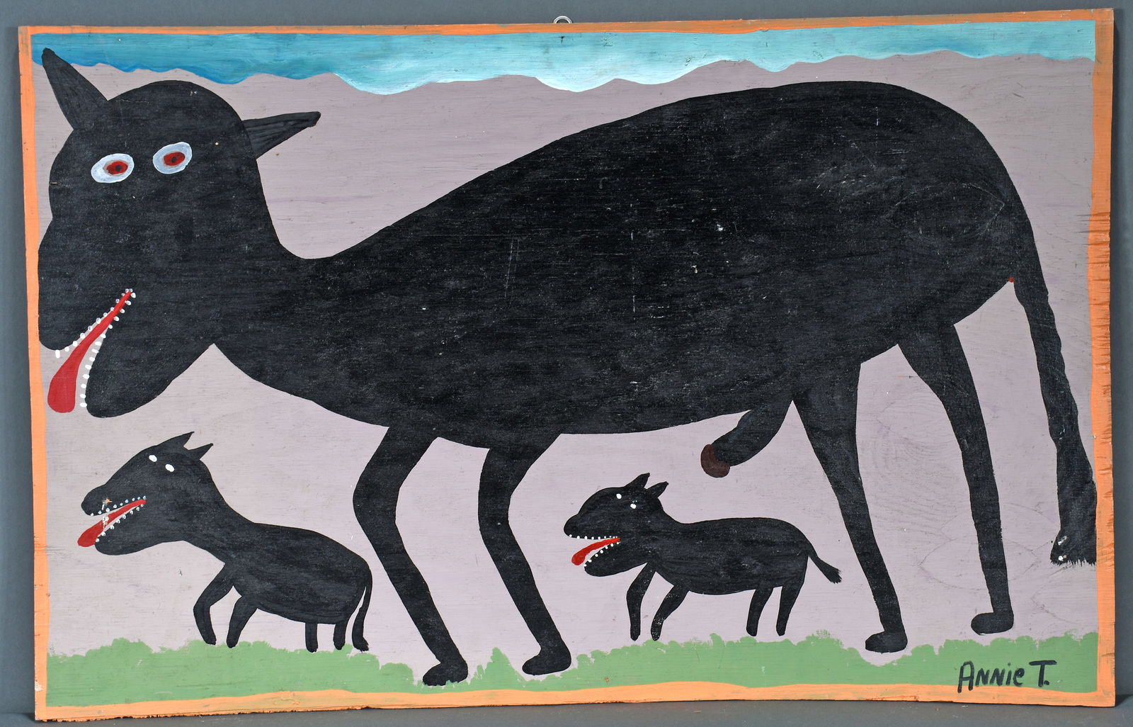 Annie Tolliver. Wild Horse with Babies. (1 of 3)