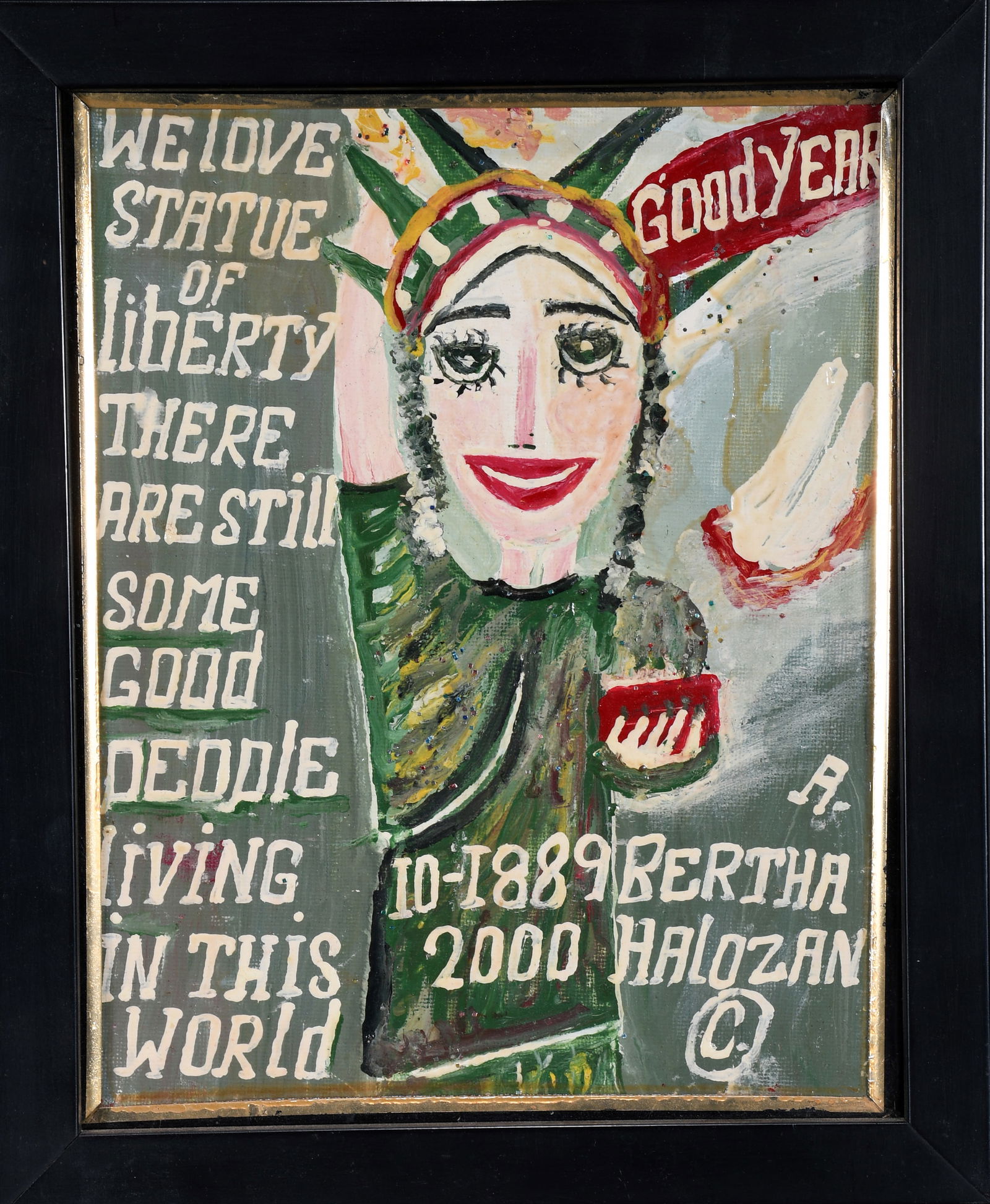 Bertha Halozan. Statue of Liberty. (1 of 3)