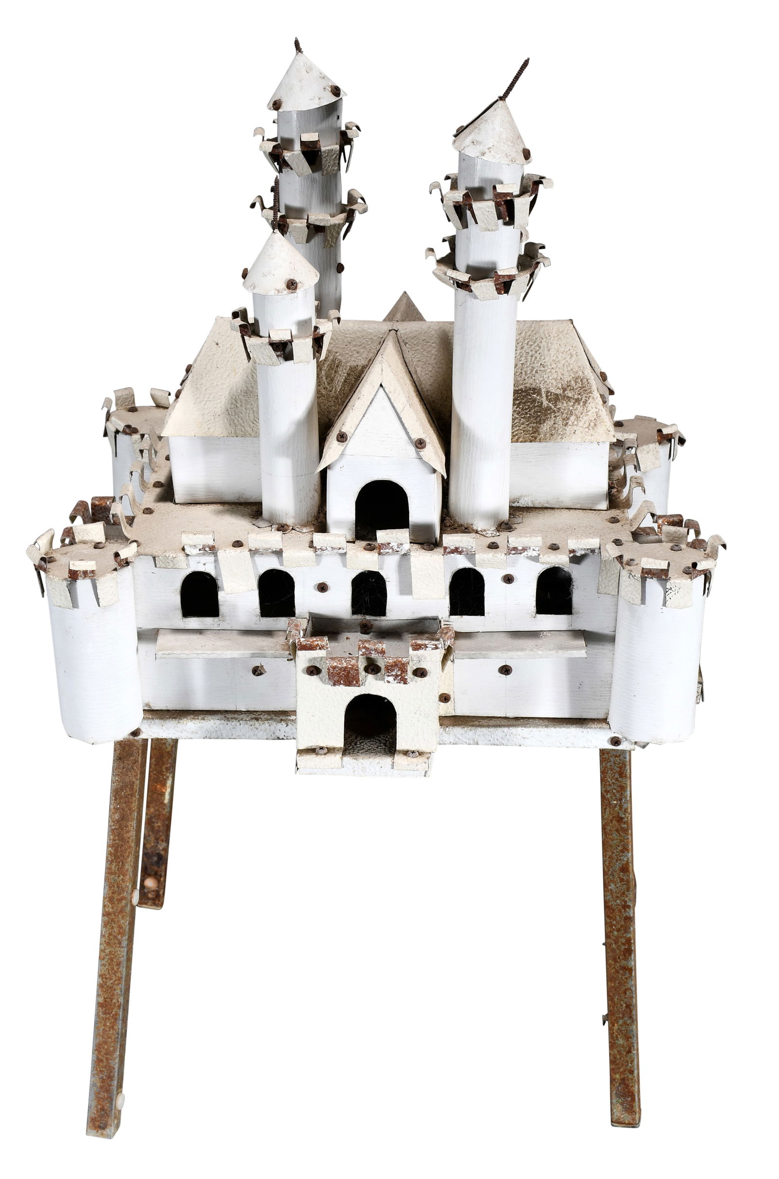 Samuel Mirelez. Tin Birdhouse Castle. (1 of 2)