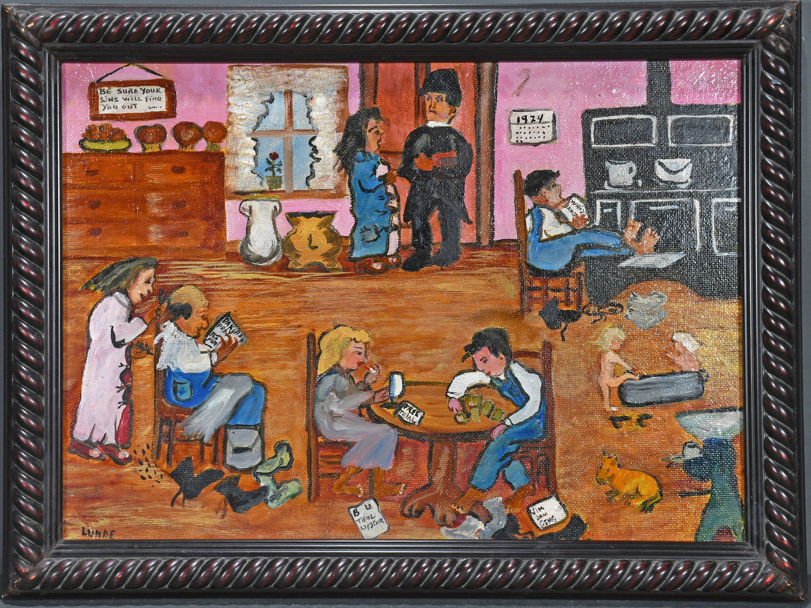 Emily Lunde. Preacher's Visit. (1 of 3)