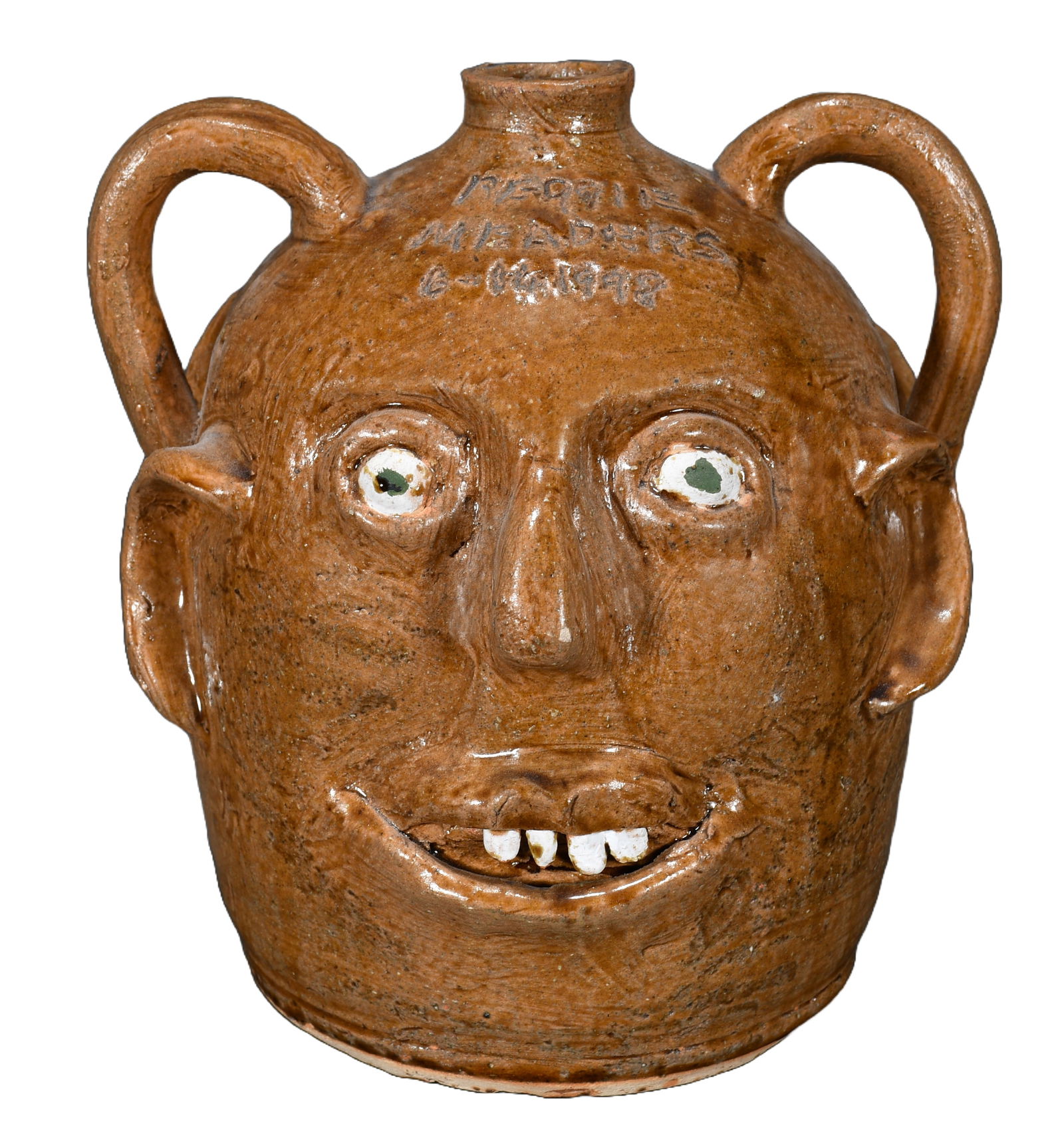 Reggie Meaders. Double Face Jug. (1 of 6)