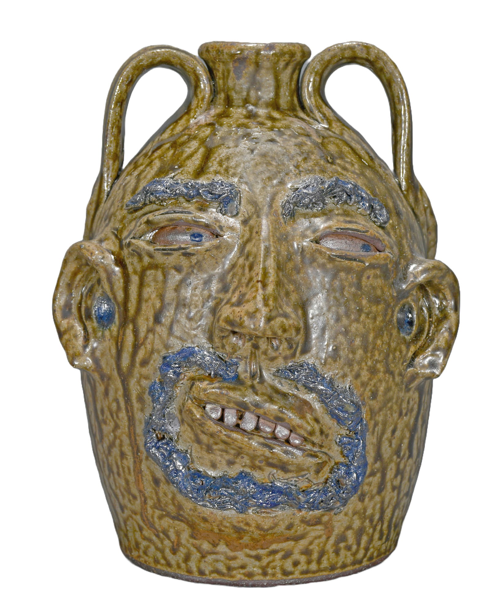 Billy Ray Hussey & Charles Lisk. Double Face Jug. (1 of 6)
