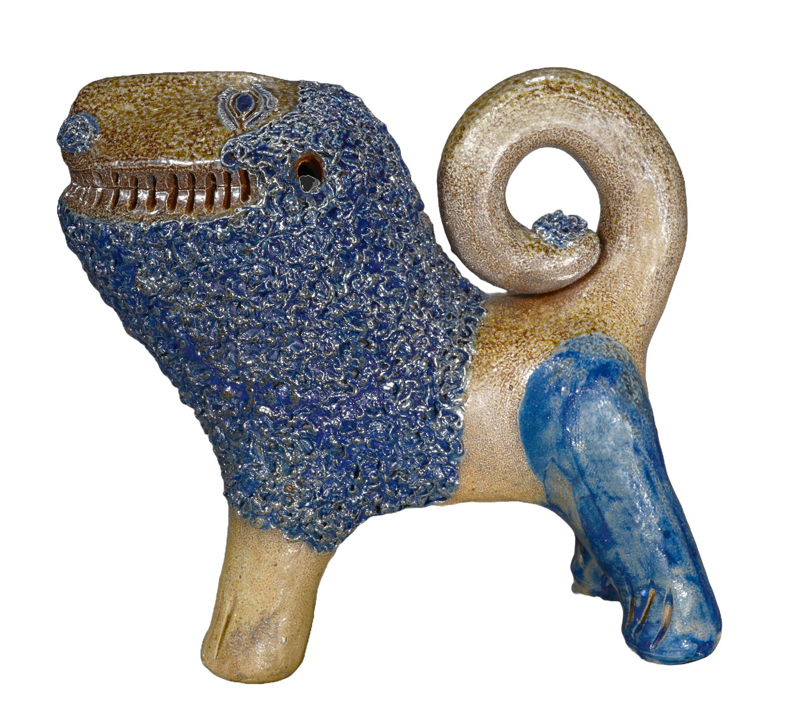 Billy Ray Hussey. Lion with Cobalt Blue Mane. (1 of 8)