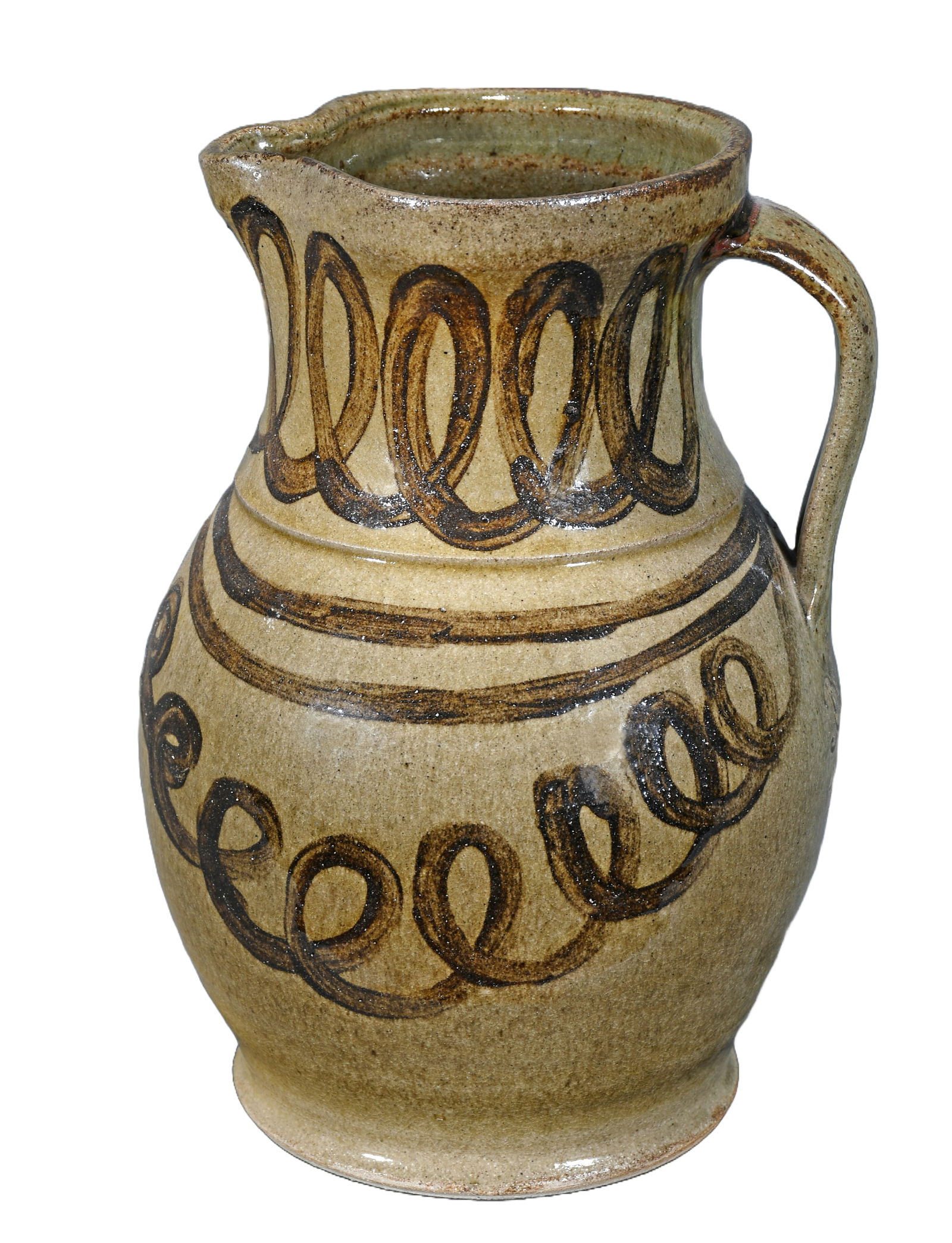 Michel Bayne. Decorated Large Pitcher. (1 of 5)