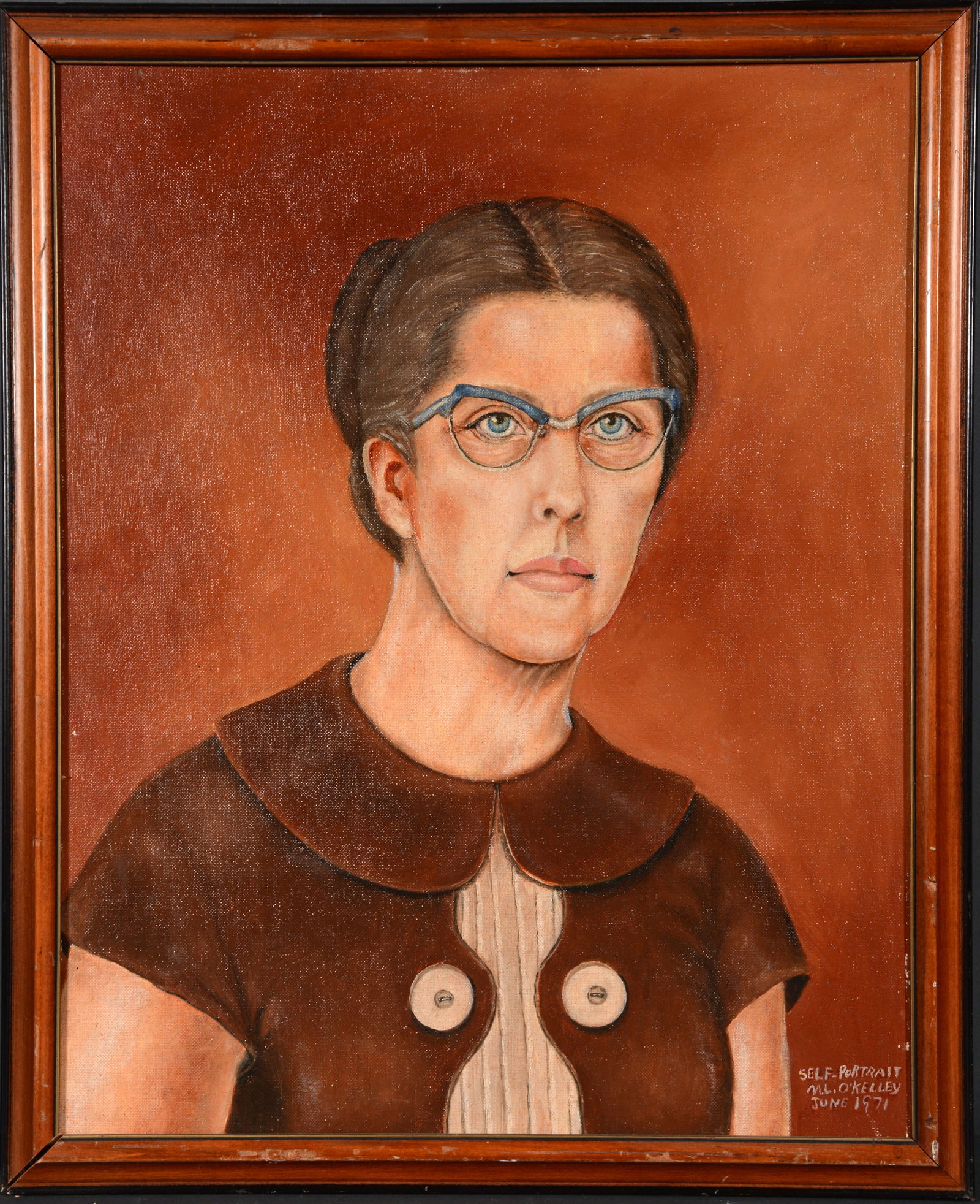 Mattie Lou O'Kelley. Self Portrait. (1 of 3)