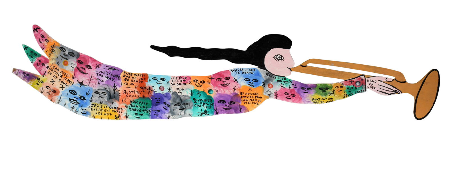 Howard Finster. Trumpeting Angel. (1 of 8)