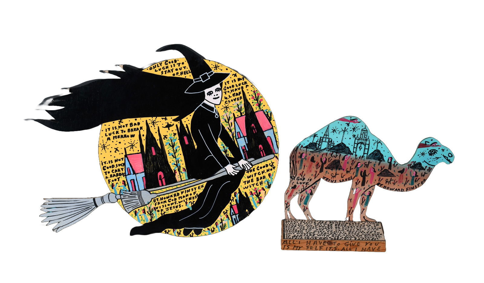 Howard Finster. Camel & Good Witch. (1 of 5)