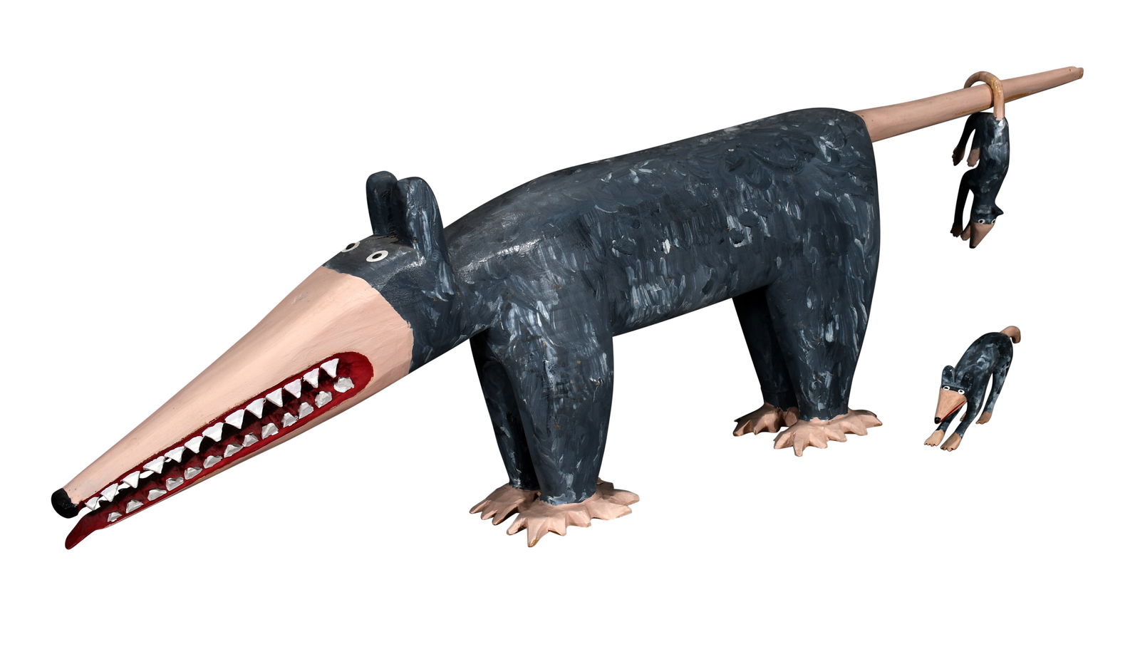 Garland & Minnie Adkins. Possum with Babies. (1 of 7)